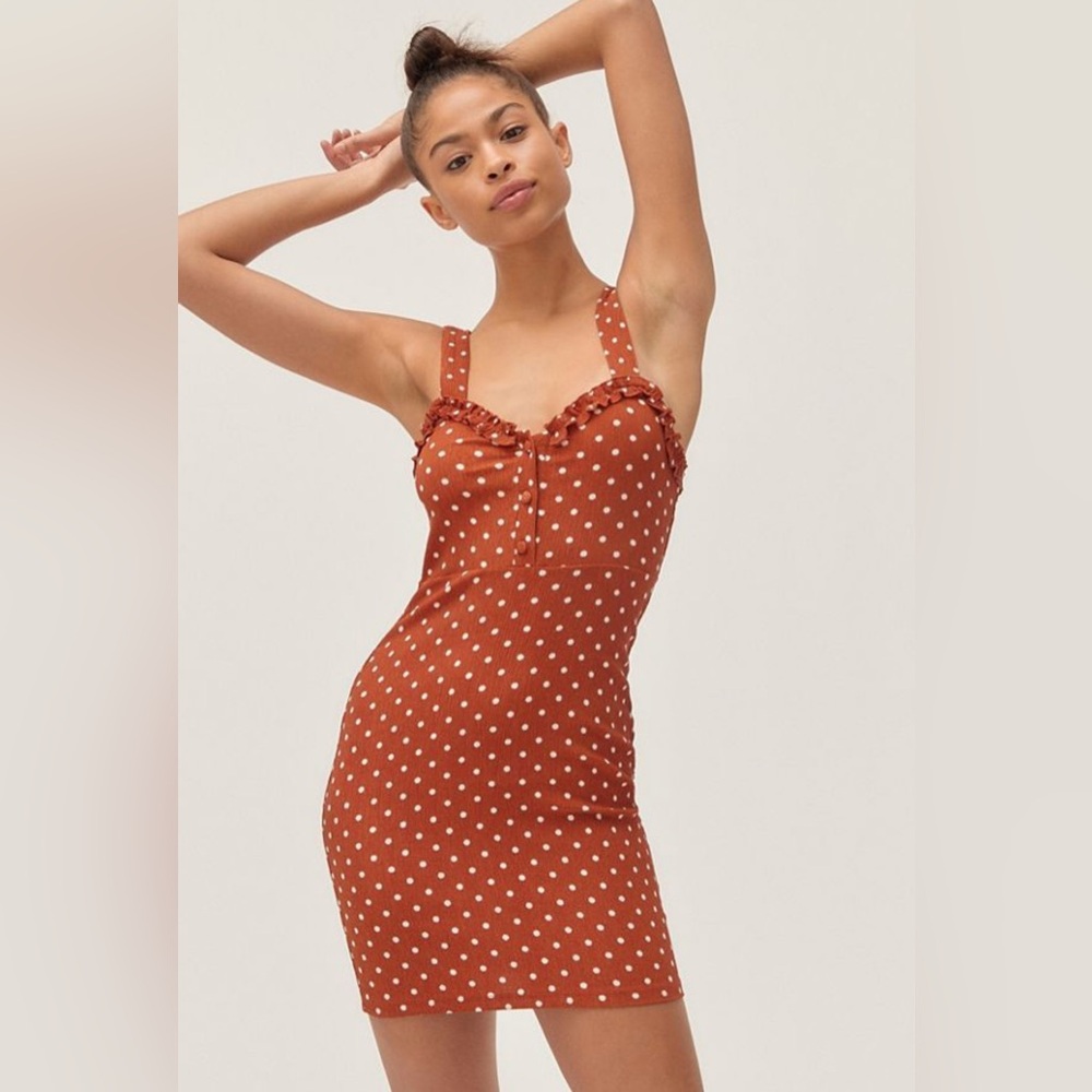 urban outfitters polka dot dress